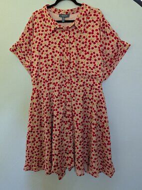 Modcloth Cherry Dress 3X